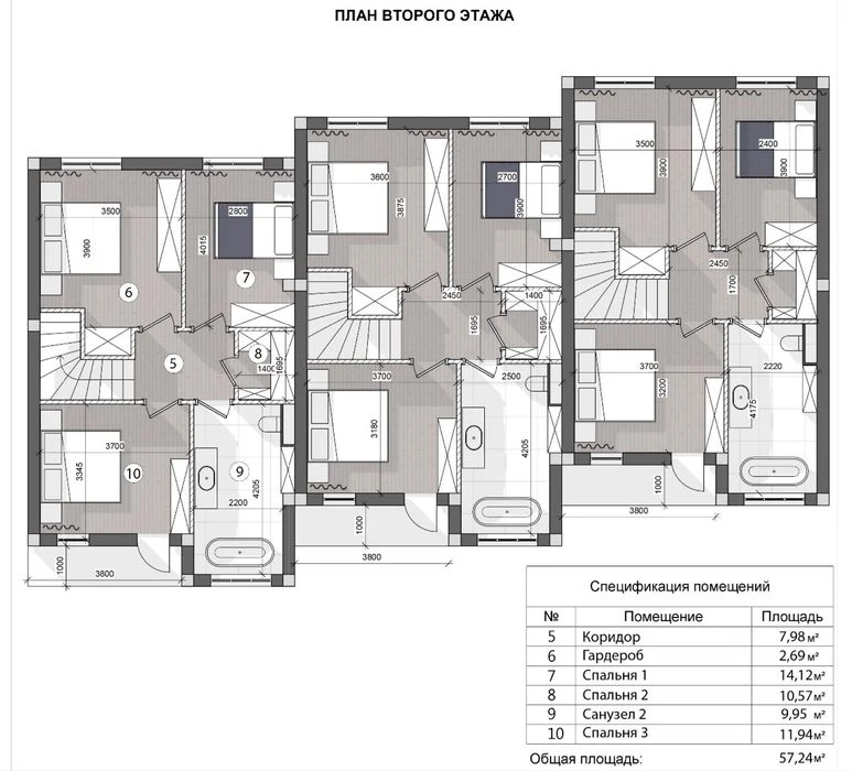 New townhouses in a modern style for sale, Zolota Gorka/Chor