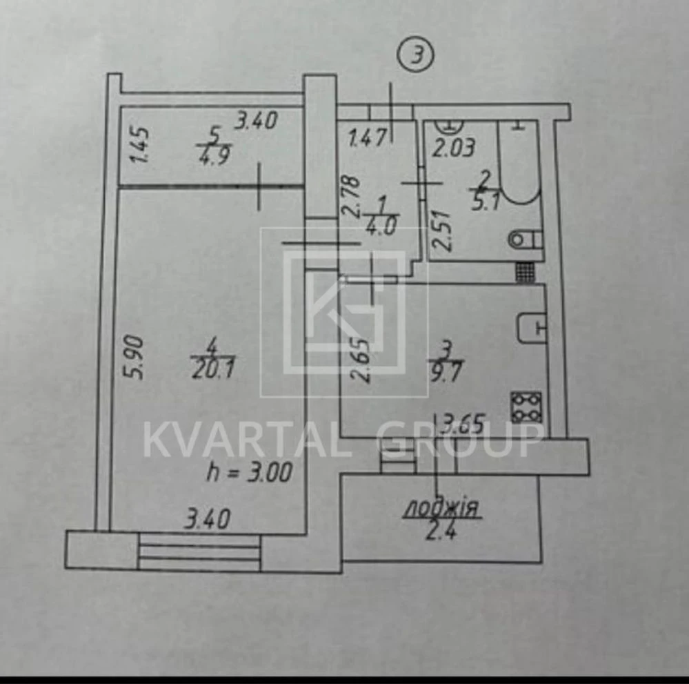 Certificate!! City Center‼️Spacious 1 bedroom apartment 46.2