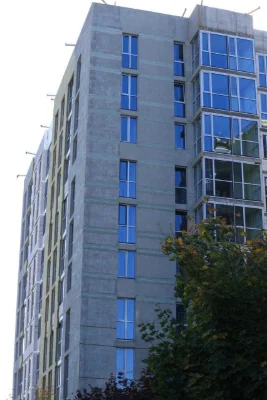1-bedroom apartment 37 sq m in the center of Irpin, D25 business class residential complex, view.