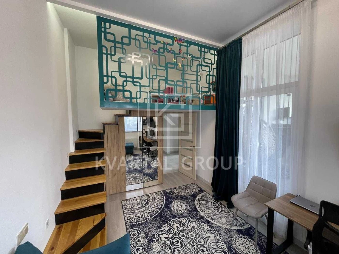 Apartment, Irpin | Penthouse with a terrace of 30 m² | Designer