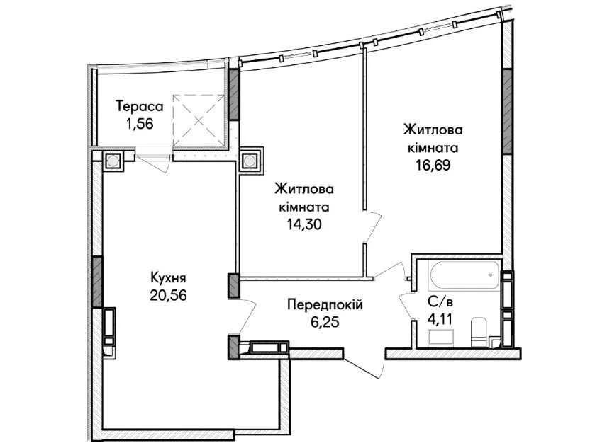 Квартира в Ірпині, ЖК "Синергія Сіті"