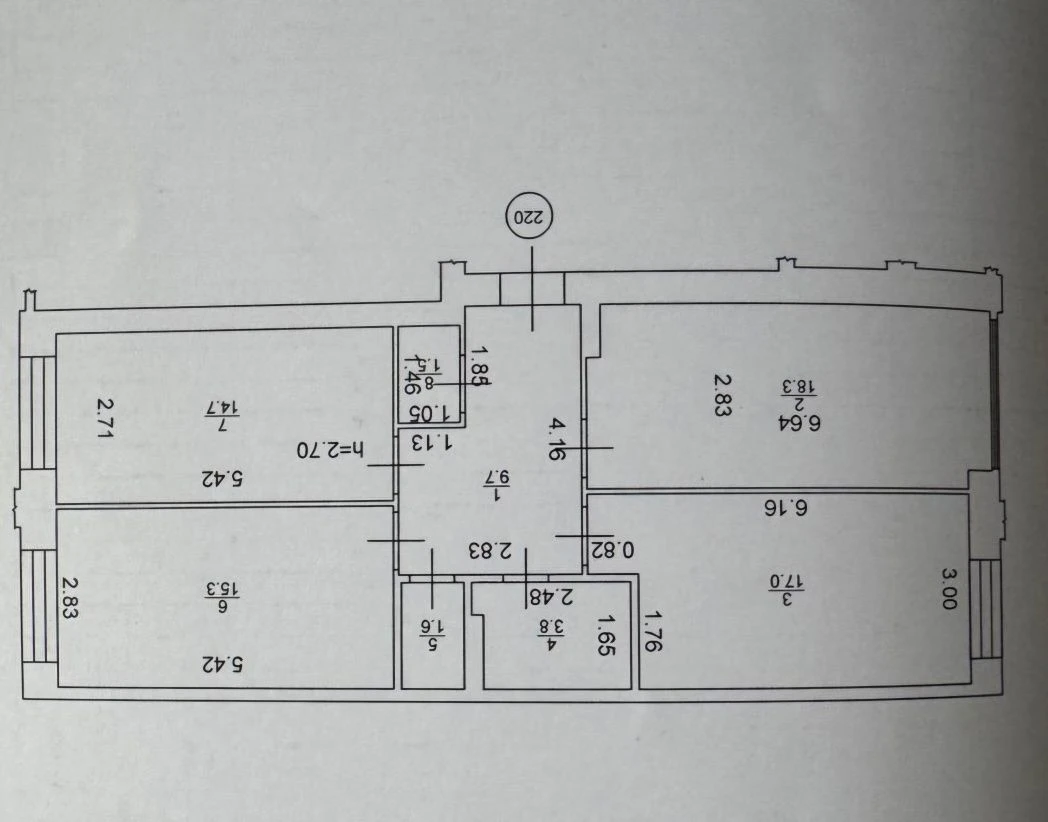 3-room apartment in the city center! Central Premium Residence.