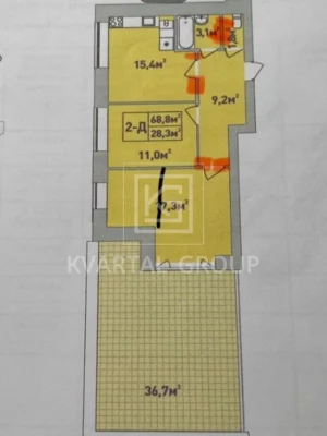 2-Room Apartment in Central Premium Residence, Irpin