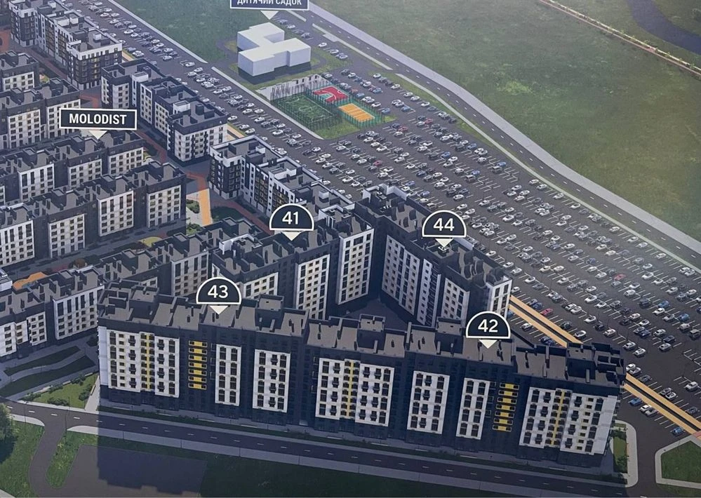 For Sale: 1-bedroom apartment with balcony in Irpin. ЖК Молодість. Individual