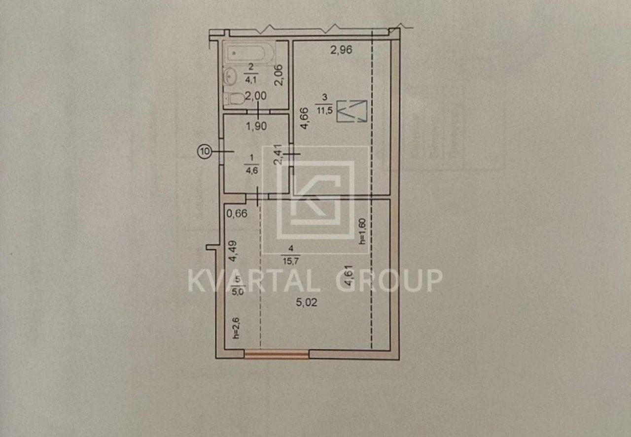 For sale, 1-bedroom apartment opposite Dubki Park! Ideal for