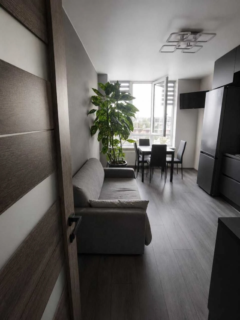 Studio apartment with new renovation in residential complex "City Park"
