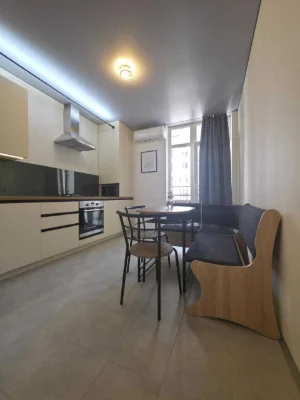 New 1-bedroom apartment with renovation and furniture in the "Synergy City" residential complex