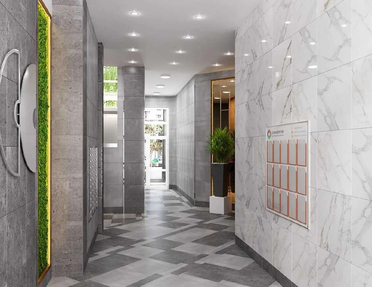 New 1-bedroom apartment with renovation and furniture in the "Synergy City" residential complex