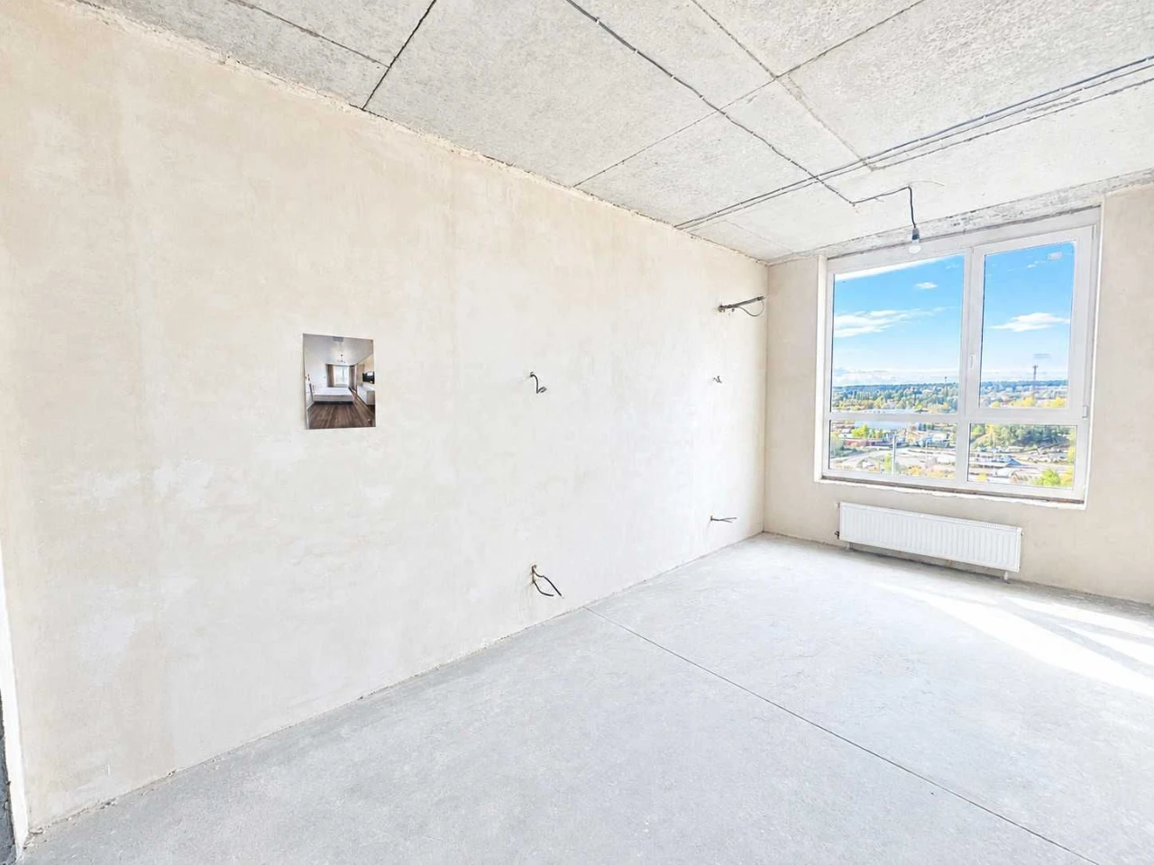 One-bedroom apartment for sale with partial renovation in ЖК Синергія 3+