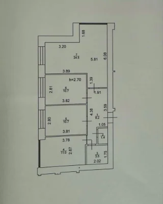 THREE-ROOM! ЖК CENTRAL Premium! Minimum paperwork!!