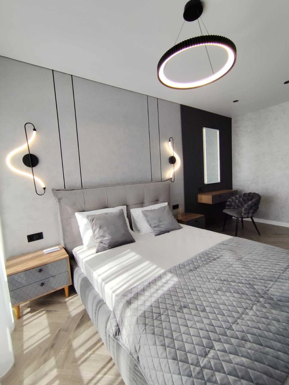 Apartment with custom renovation and furniture. Irpin, 43 m2