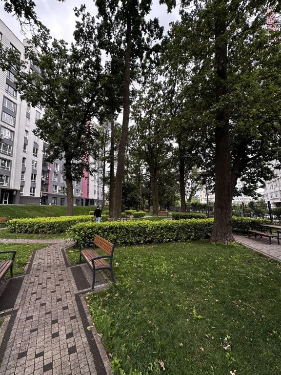 One-bedroom apartment with full furnishing. Yard with own