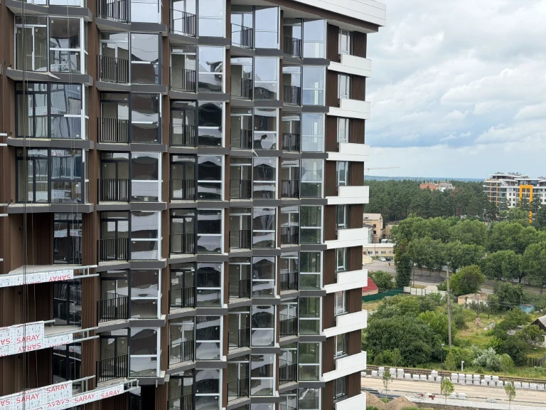 Apartment 54 sq m in complex on the lake shore, "RIVER PORT" residential complex