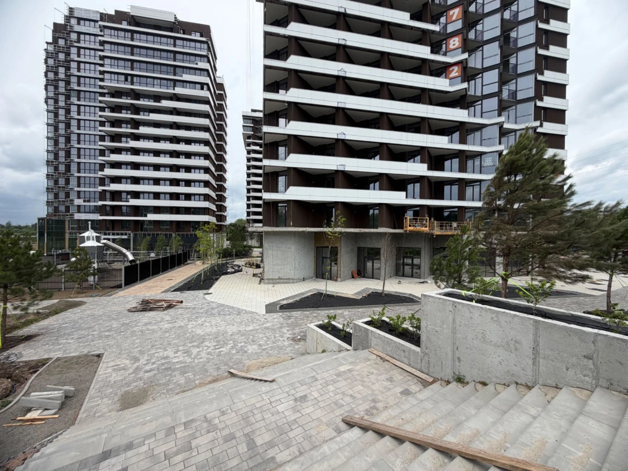 Apartment 54 sq m in complex on the lake shore, "RIVER PORT" residential complex