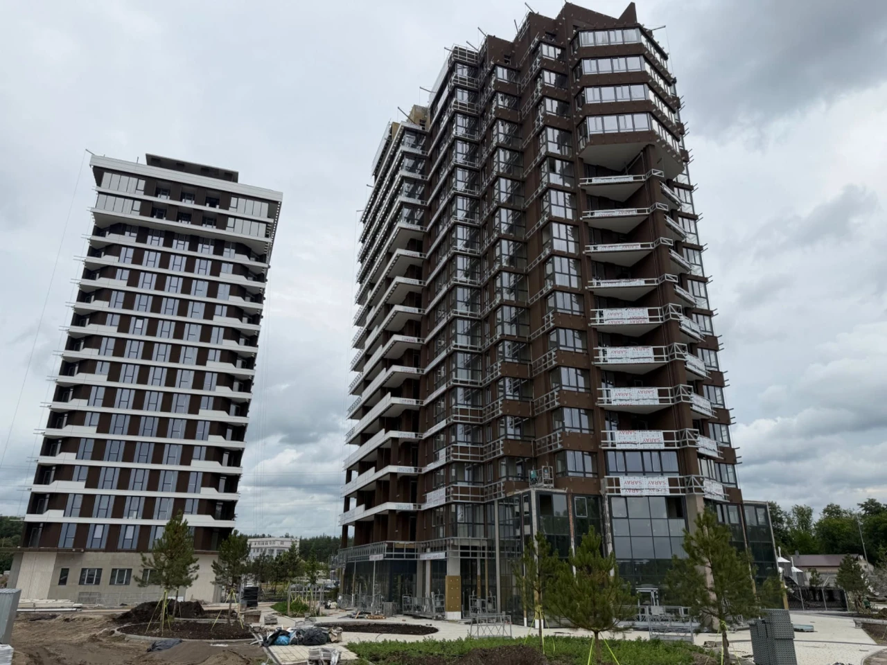 Apartment 54 sq m in complex on the lake shore, "RIVER PORT" residential complex