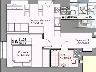 Apartment. Irpin, Mineralna st.