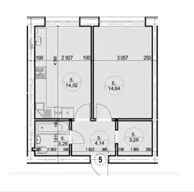 No commission! Government programs - YES! Sale of a 1-room apartment