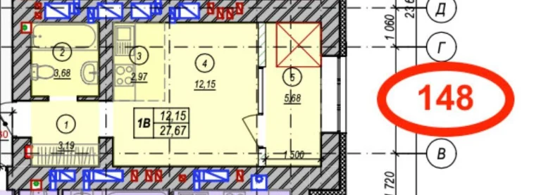 1 bedroom apartment in ЖК Молодість, installment payment available
