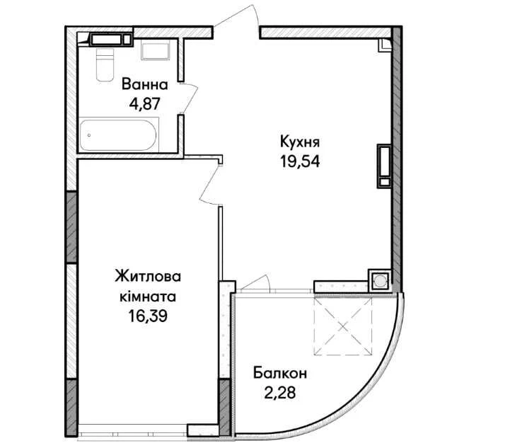 Квартира на виплату як оренда. По 22 509 грн/міс. Нова черга