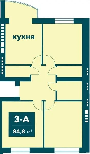 Sale of a 3-room apartment in a completed building 85 sq.m. Irpin!