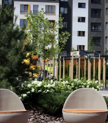 One-bedroom apartment / 39.66 sq.m. in Молодість residential complex, near Kyiv