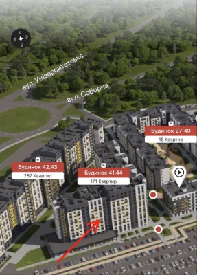 КВАРТИРА ! 1-кімнатна квартира 37,4 м² в ЖК «Молодість» | Ірпін
