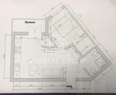 For Sale! One-bedroom apartment with partial renovation, Synergy