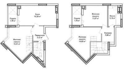 Duplex apartment in Irpin. Available this year.