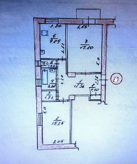 Продажа 2-х к.кв. ул. Валерия Лабоновского дом. 19, 3-й эт