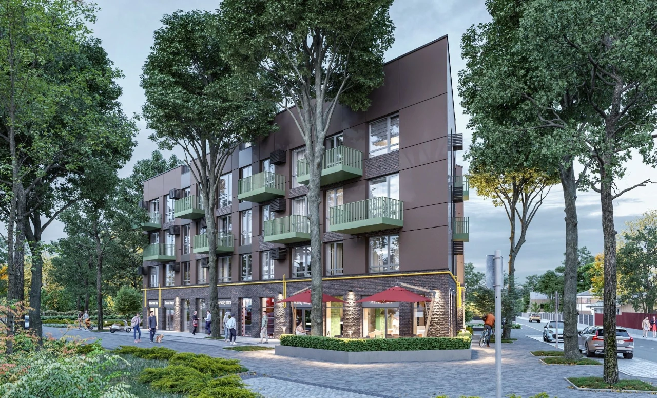 For sale, 2-bedroom apartment with a view of the park in the city center! There is gas!