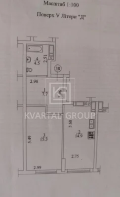 1-кімнатна квартира Під ЧИСТОВУ біля Центрального парку