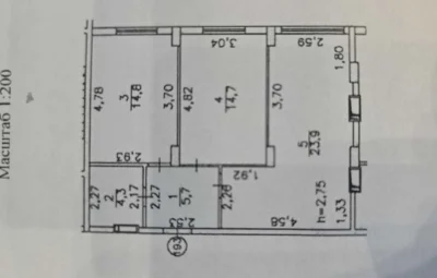 Studio Kitchen 24sqm! Selling a fantastic 2-room apartment 64sqm with a DO.