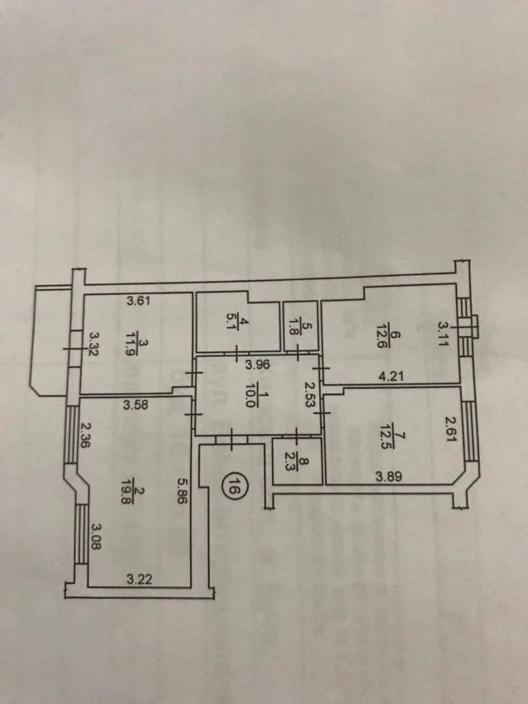 3 room apartment with Quality Renovation in a Developed Area! No Commission