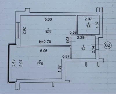 Central 2! For Sale Fully Equipped Euro 2 Apartment with High-Quality