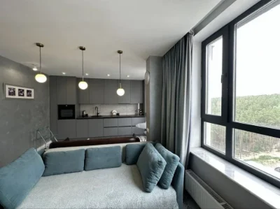 Fully furnished Euro 2 apartment, 58 sq m, Central 2 residential complex.