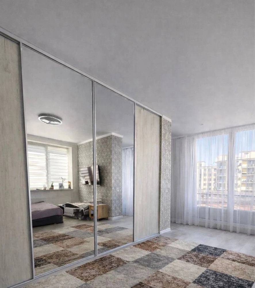1-room apartment in the Fortuna residential complex, 38 m2, with a balcony