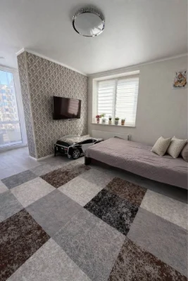 1-room apartment in the Fortuna residential complex, 38 m2, with a balcony