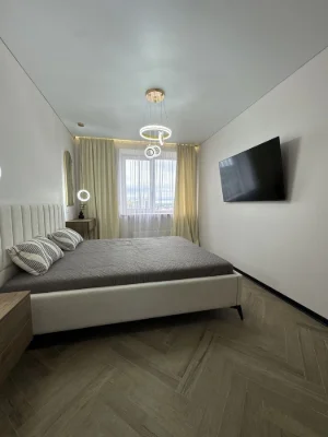 1-room apartment with renovation, 39 sq m, in the center – heated floor, 13/14 floor