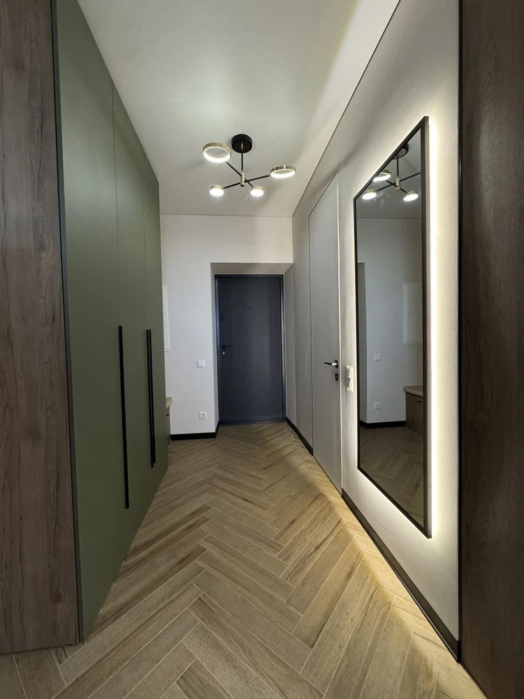 1-room apartment with renovation, 39 sq m, in the center – heated floor, 13/14 floor