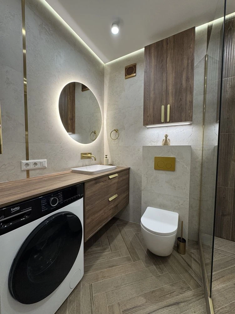 1-room apartment with renovation, 39 sq m, in the center – heated floor, 13/14 floor