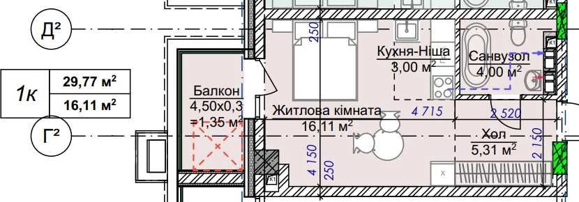 Продаж квартири у ЖК Vilnyi