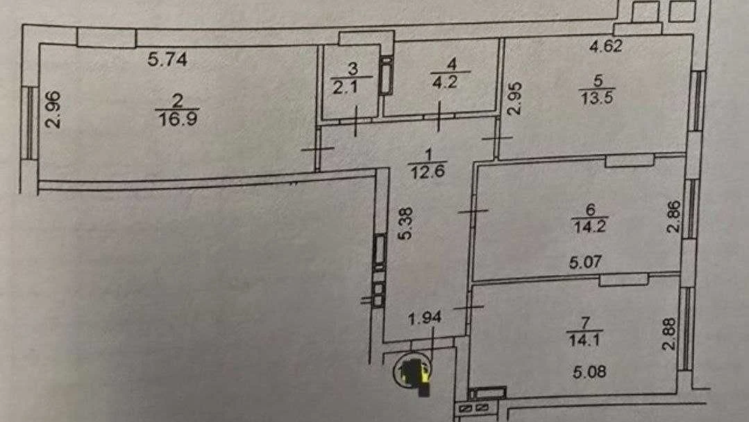 Sale of 3 rooms in Irpin. 3rd floor. NO COMMISSION