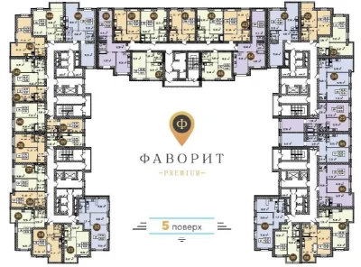 2-room apartment 68 sq.m. with a view of the park in the center of Irpin, ЖК Фа