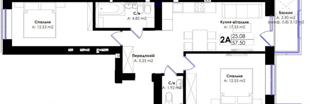 Two-room apartment near the central park!
