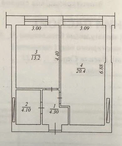 Однокімнатна SATIN apartment квартира біля Центрального парк