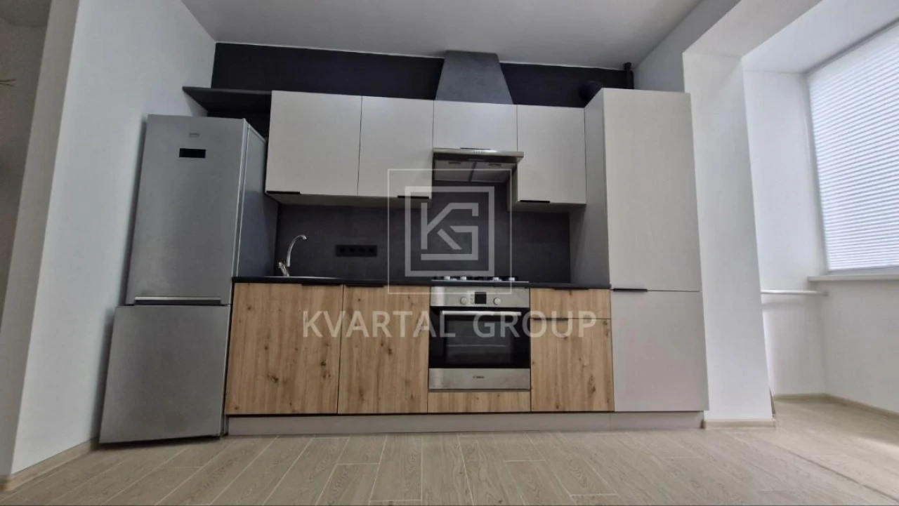 1-bedroom apartment with renovation in a closed residential complex
