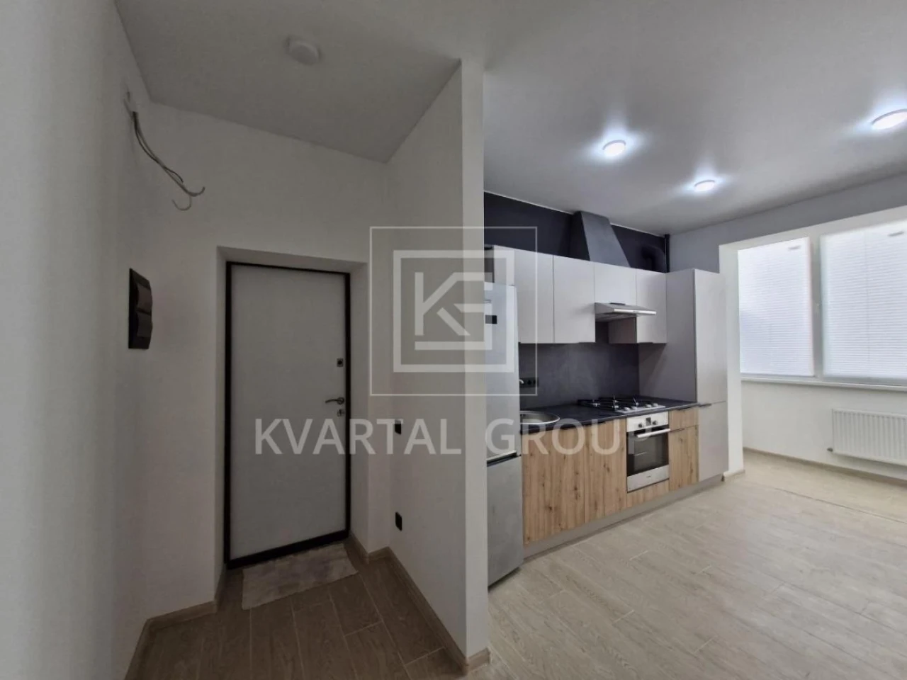 1-bedroom apartment with renovation in a closed residential complex