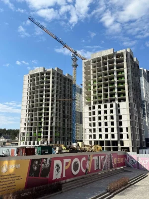 2-комнатная квартира от застройщика в ЖК "Ірпінь Сіті" с роз