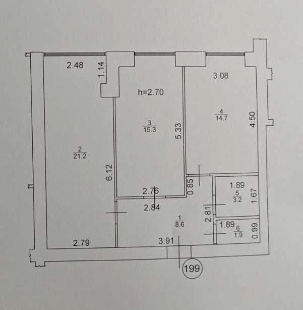 2-room apartment in Central Premium Residence. єОселя/єВідновлення - available