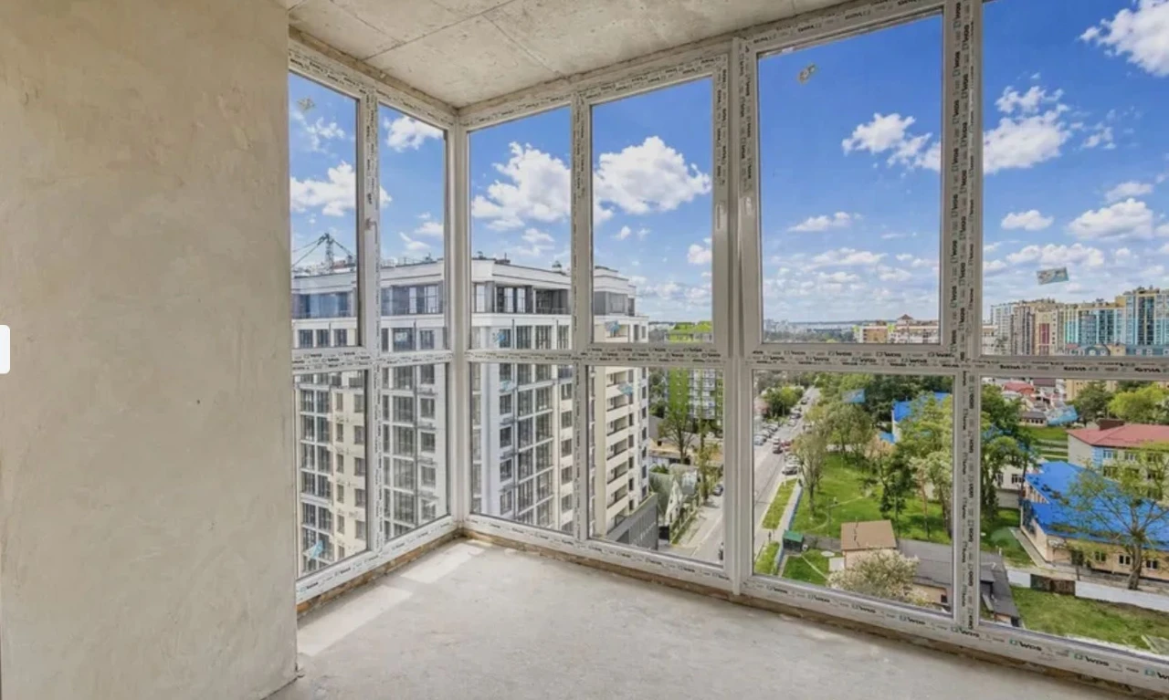 Apartment with a view, 2 rooms near the Pravyika Park, 66 sq m, Irpin, without furnishings